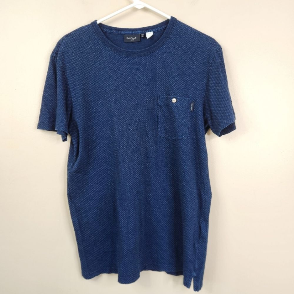 Paul Smith Jeans Mens Short Sleeve Single Pocket Tee Small